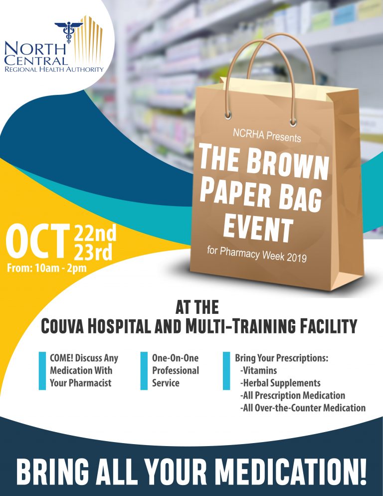 THE BROWN BAG EVENT for Pharmacy Week 2019 NCRHA